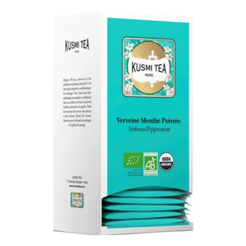 Infusion Kusmi   Verveine Menthe Poivrée Bio